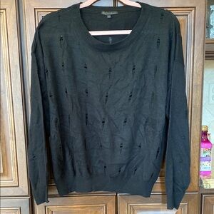 LUCCA COUTURE Distressed Sweater